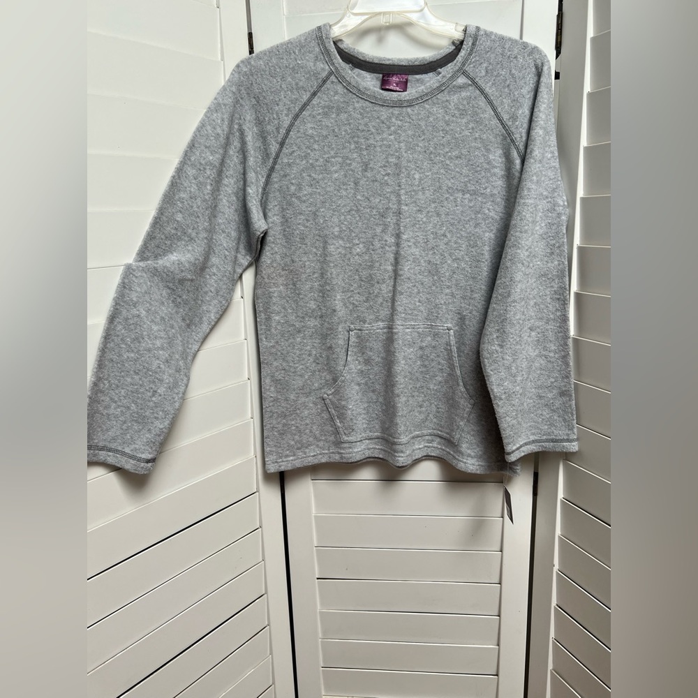 TOP by GLORIA VANDERBILT SIZE XL GRAY NEW WITH TAGS